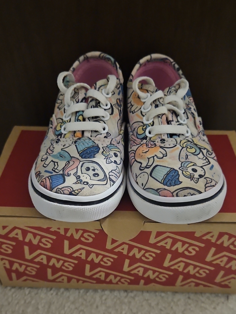 Toddler Vans Unicorn Donut Shoes
